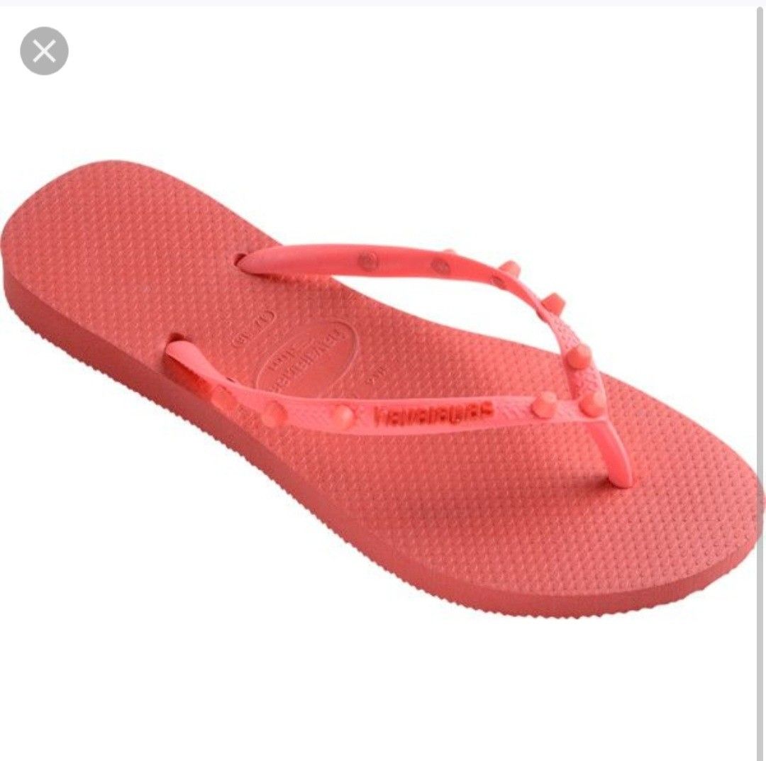 Red on sale havaianas slim
