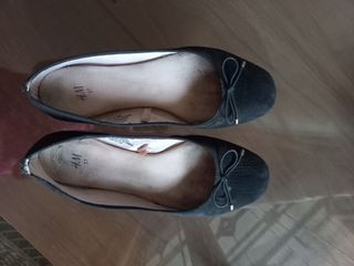 H&M Black Flat n New Look Shoes