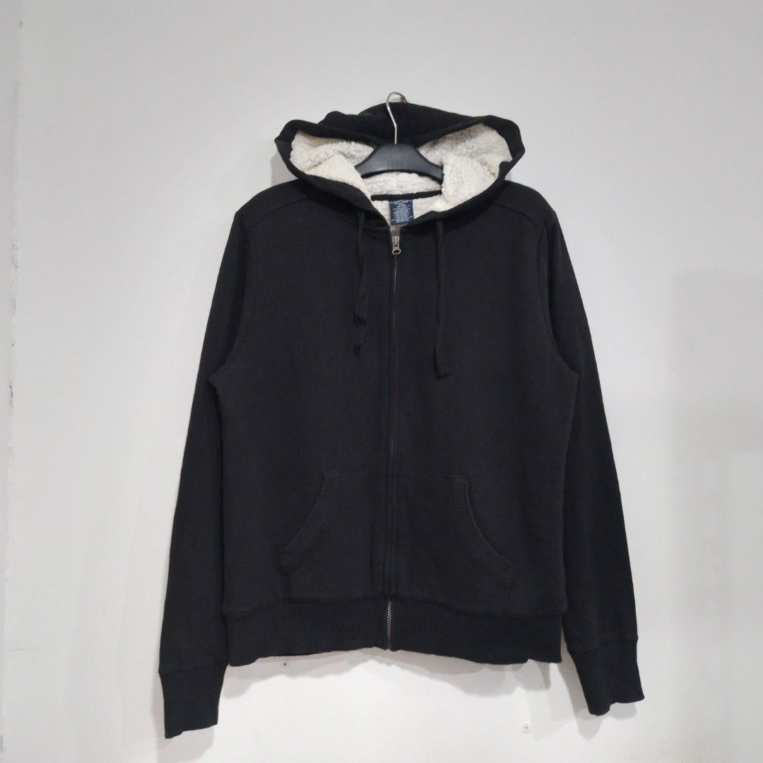 Faded glory top sherpa hoodie