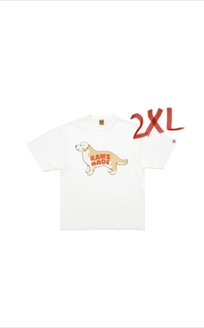 Human Made x KAWS Graphic T-shirt White, 男裝, 上身及套裝, T-shirt