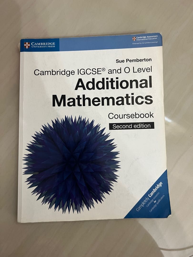 Igcse additional mathematics coursebook hobbies toys books