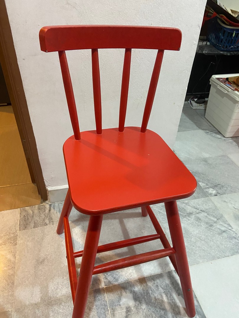 IKEA AGAM high chair Red