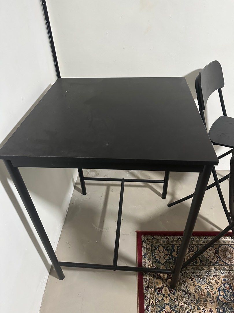 Ikea high table set, Furniture & Home Living, Furniture, Tables & Sets