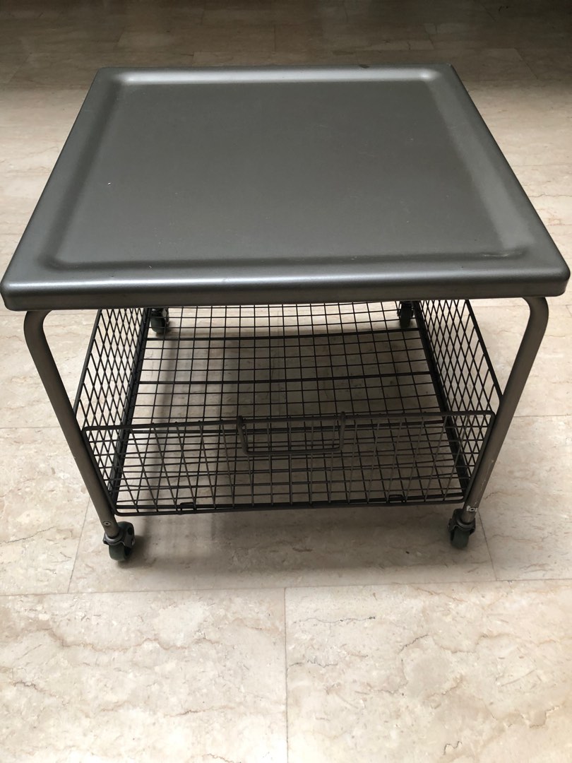Ikea lallerod bar trolley table / coffee table / side table / storage table / on castor