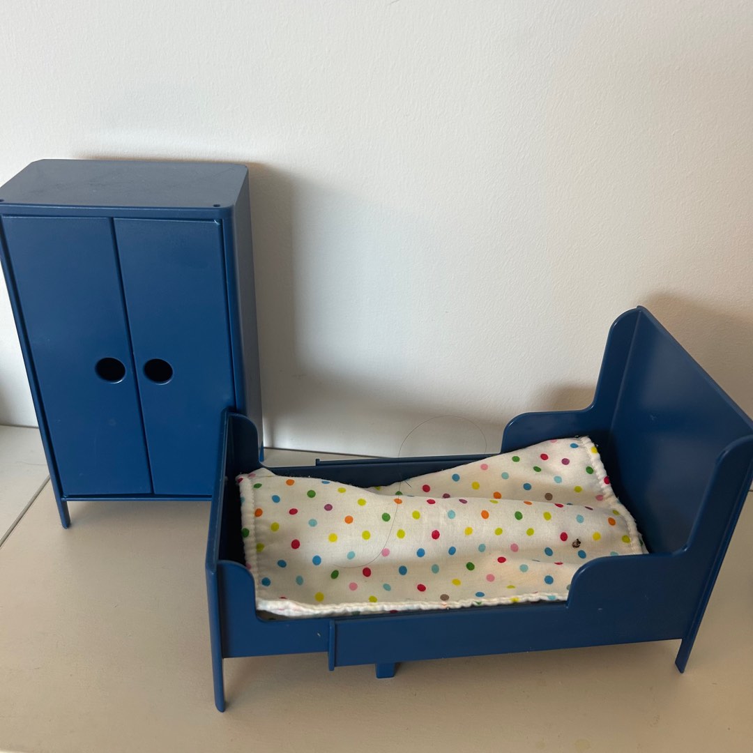 IKEA mini furniture bed doll house play, Hobbies & Toys, Toys & Games on Carousell