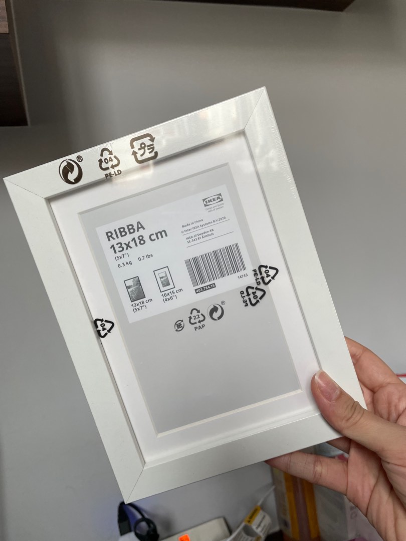 IKEA Ribba 13 x 18cm frame, Furniture & Home Living, Home Decor, Frames ...