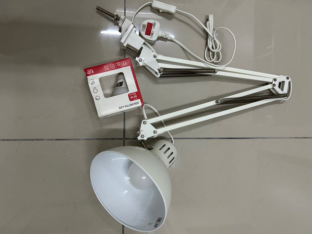 IKEA Tertial (with two bulbs), Furniture & Home Living, Lighting & Fans