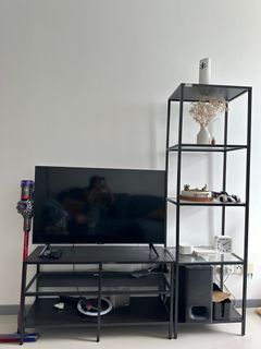 Ikea tv bench and shelf