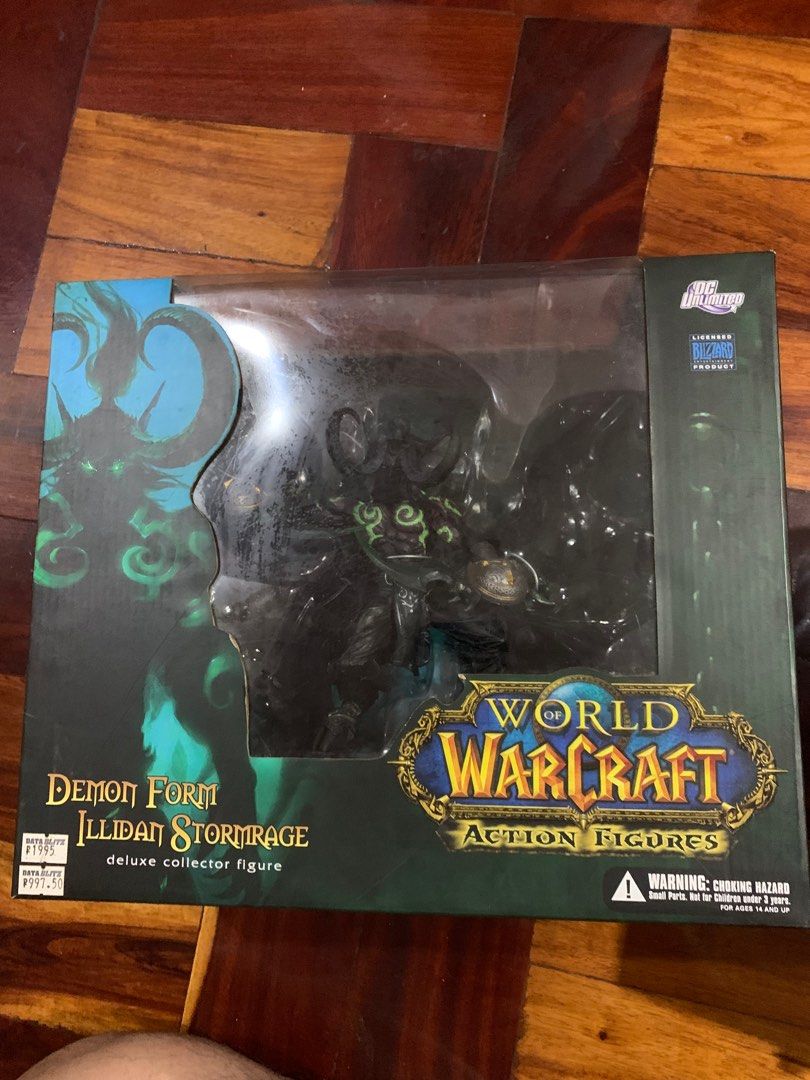 FIGURINE WOW WORLD of Warcraft Demon Form Illidan Stormrage Deluxe