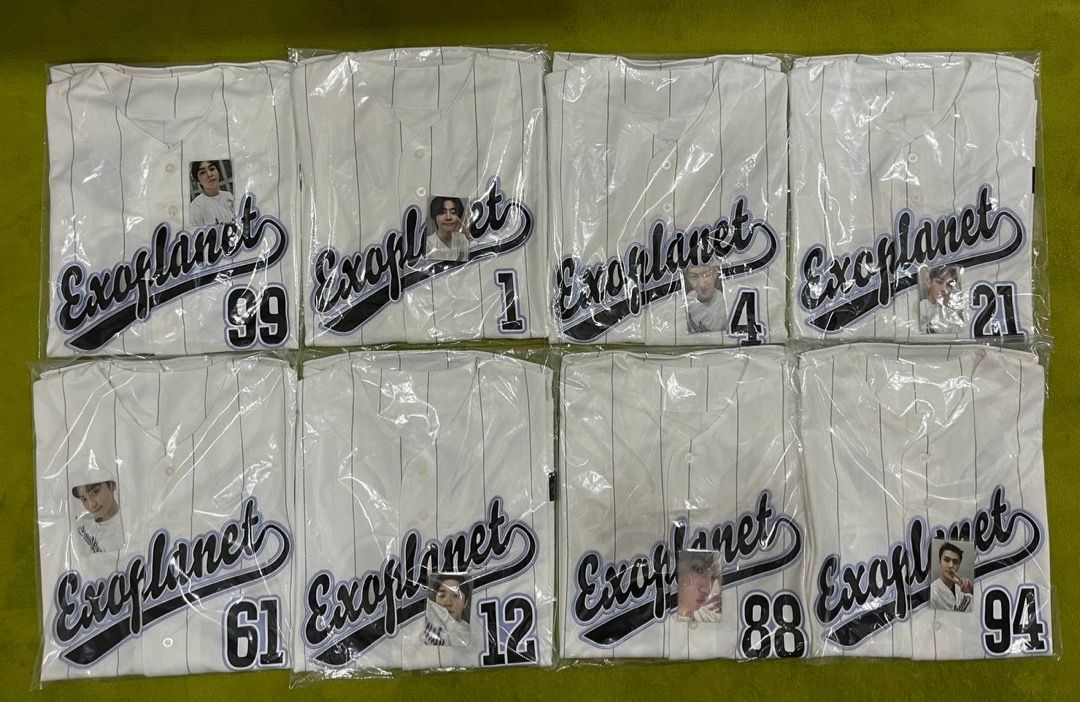 Instock EXO Baseball Uniform ver. B EXOcial Club - Cream Soda