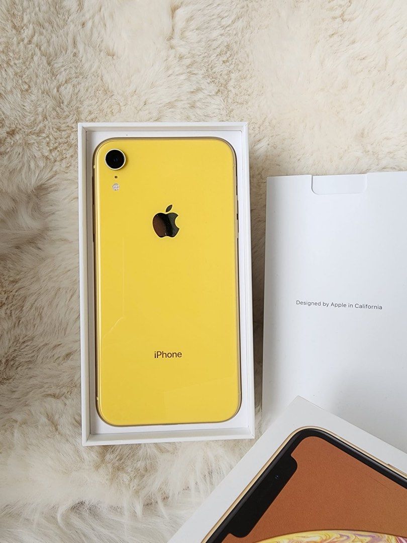iPhone XR Yellow 黃色| 256 GB, 手提電話, 手機, iPhone, iPhone X