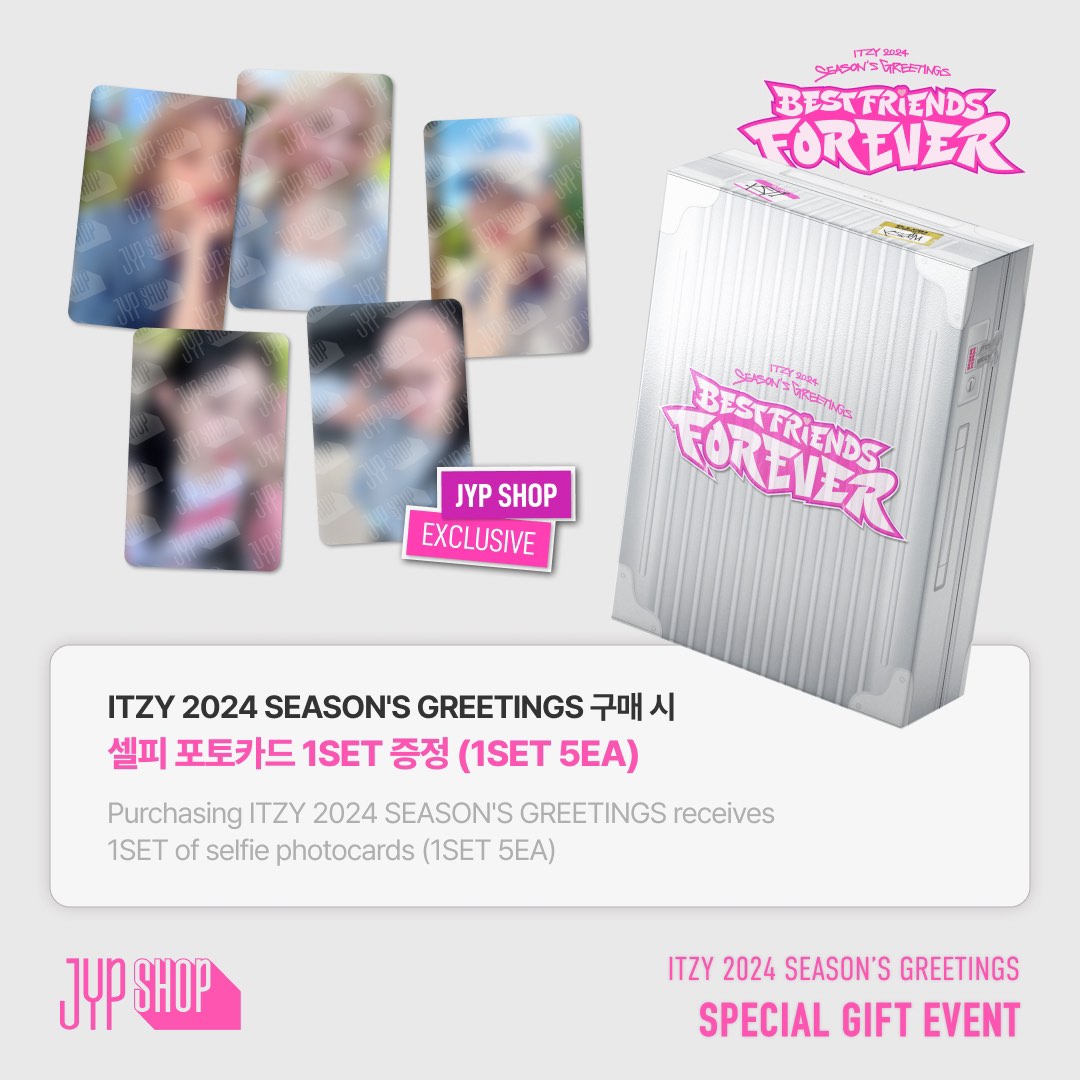 Itzy 2024 season greeting jyp特典, 興趣及遊戲, 收藏品及紀念品, 韓流 Carousell