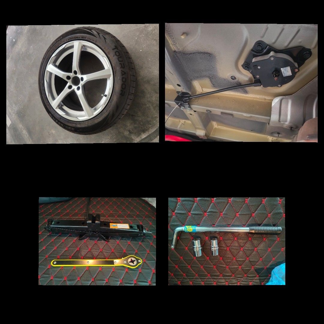 Kia Sorento UM spare tyre kit set, Car Accessories, Tyres & Rims on