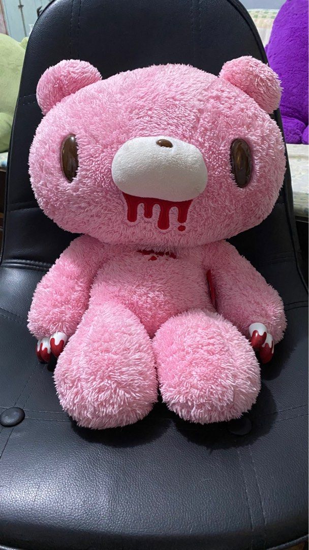 Large Gloomy bears (Category: Plushies & Soft Toys) located in Paranaque City. Submitted by jea_fel (Listing ID 1265665593, Image 2). Description: Large Gloomy Bears for let go! Discount if bundled Pink SOLD Purple 650 Loc BF Parañaque Gcash or paypal payment only.