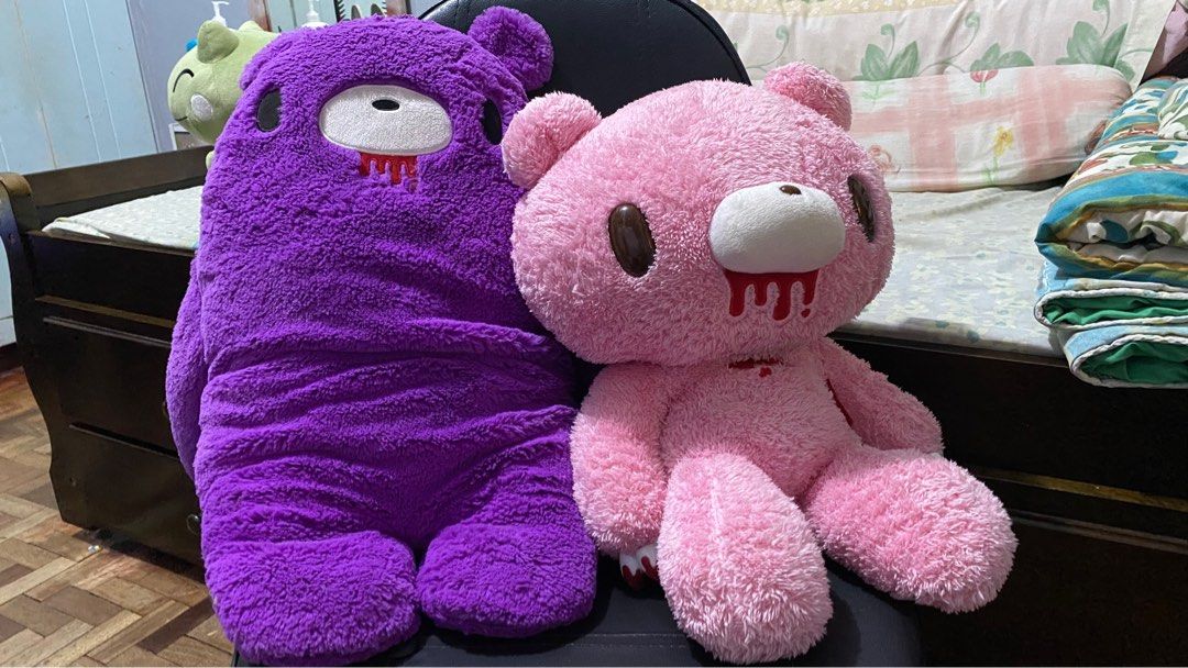 Large Gloomy bears (Category: Plushies & Soft Toys) located in Paranaque City. Submitted by jea_fel (Listing ID 1265665593, Image 1). Description: Large Gloomy Bears for let go! Discount if bundled Pink SOLD Purple 650 Loc BF Parañaque Gcash or paypal payment only.