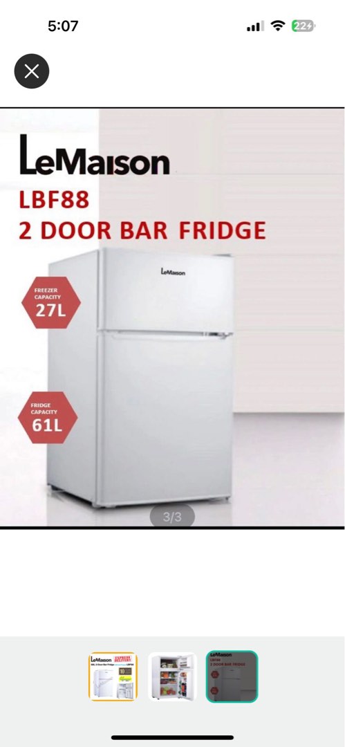 Le sales maison fridge