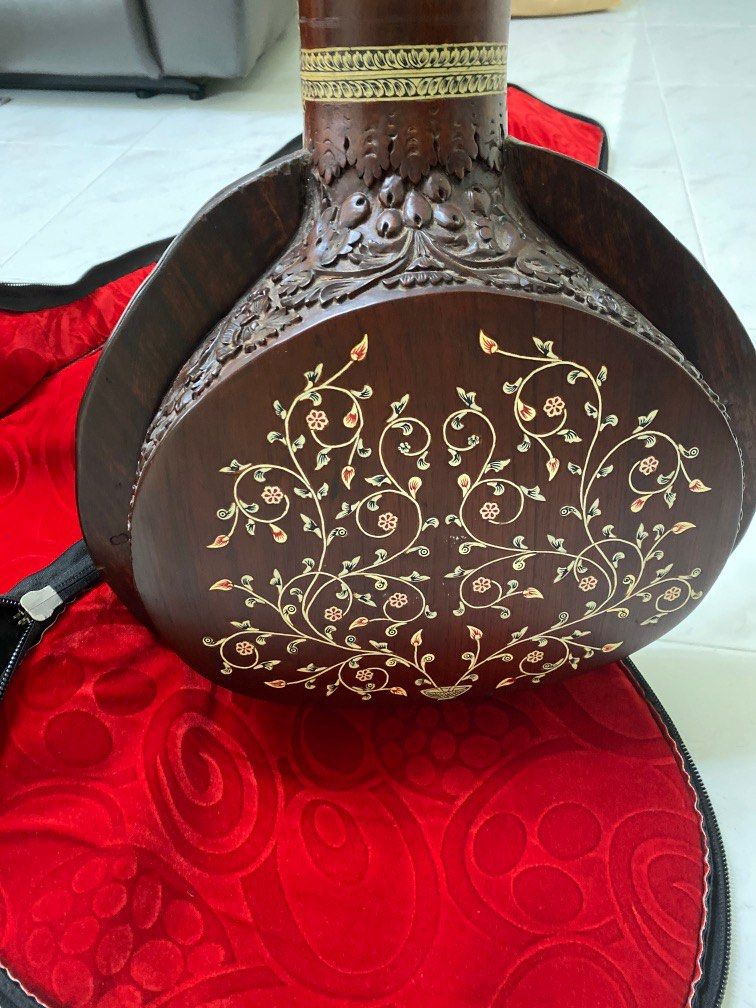 Left Handed Sitar Guitar, Hobbies & Toys, Music & Media, Musical