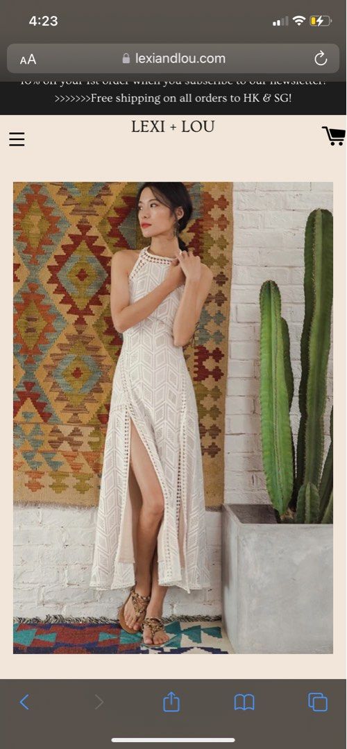 iamgia white lace dress IRISIA LACE DRESS