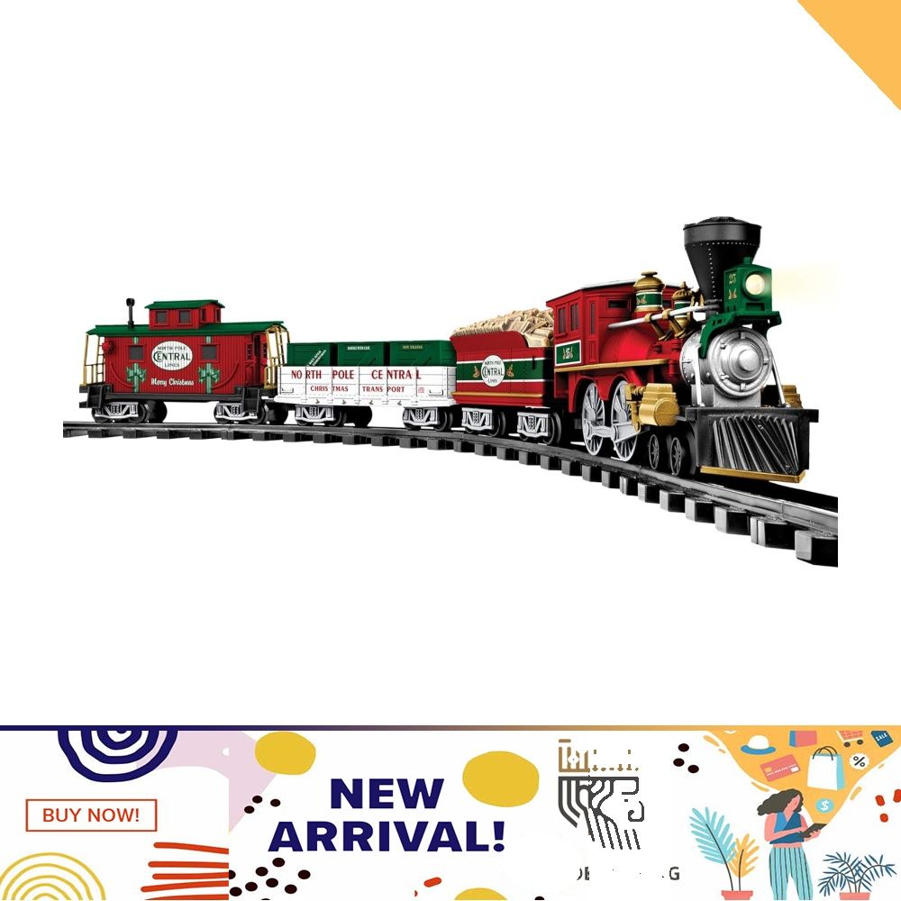 Lionel north pole central ready to top play train set