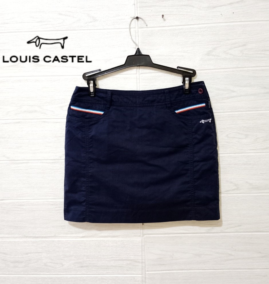 LOUIS CASTEL Pleated Navy Golf/Tennis Skort/Skort