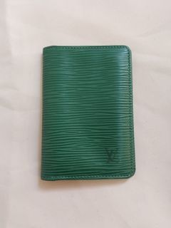 Louis Vuitton Green Taiga Leather Bifold Men's Wallet Marco Florin