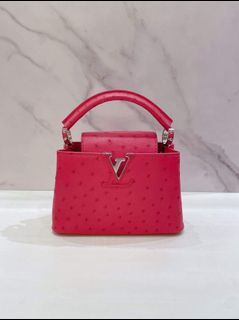 Louis Vuitton Capucines Mini - Pink/Gold Python For Sale at 1stDibs