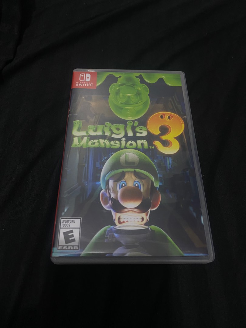 Luigis Mansion 3 Switch Cartridge + Case, Video Gaming, Video Games, Nintendo on Carousell