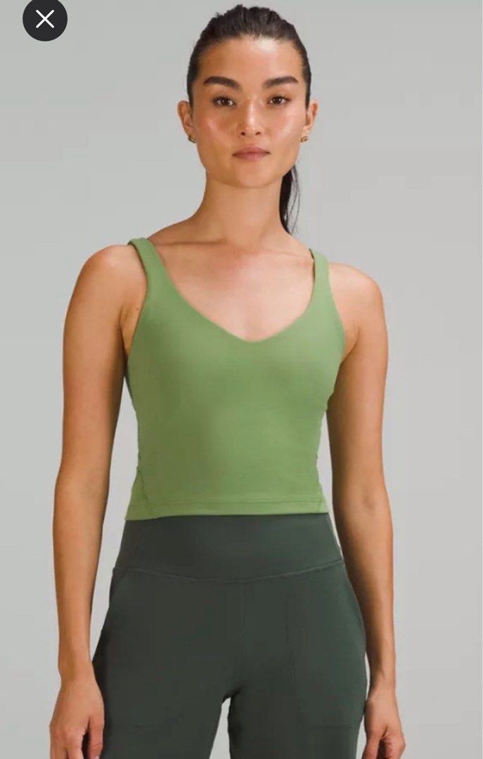 Lululemon Green Align Tank, Women's Fashion, Activewear on Carousell