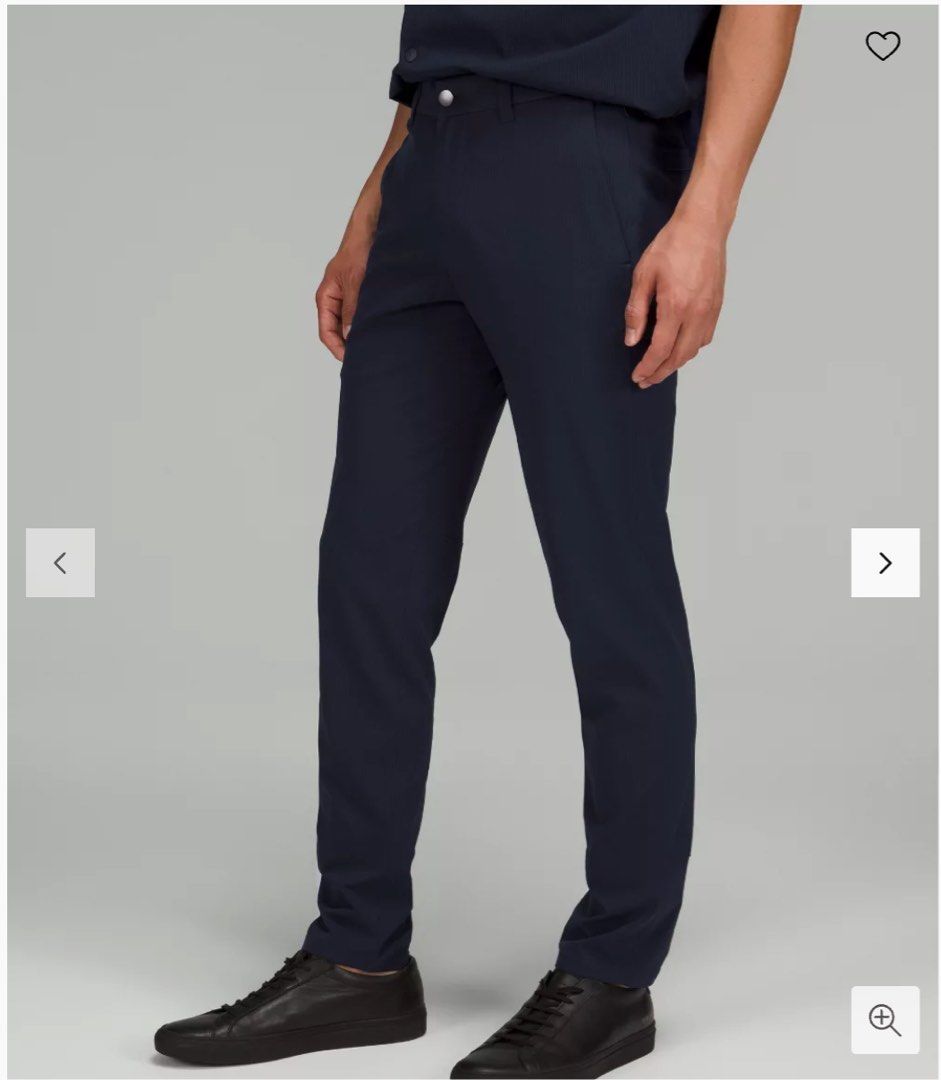 Lululemon Commission Pant Slim 34 L CCNY Navy Blue Men's Waist Size 32