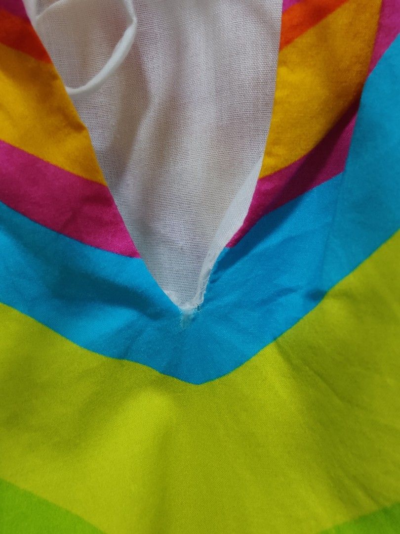 Halabaloo rainbow dress top
