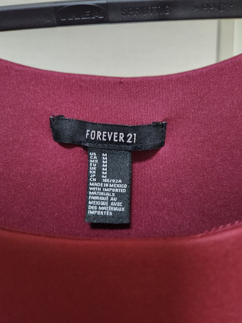 Red casual online dress forever 21