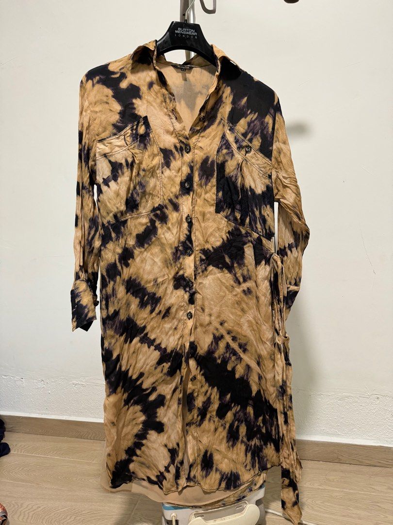 Massimo dutti tie dye dress cheap