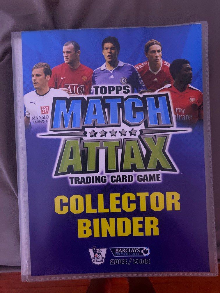 match attax cards and binder, Hobbies & Toys, Toys & Games on Carousell