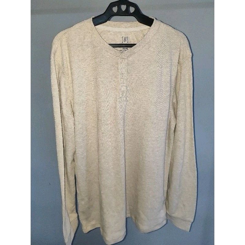 George men's long hotsell sleeve thermal henley