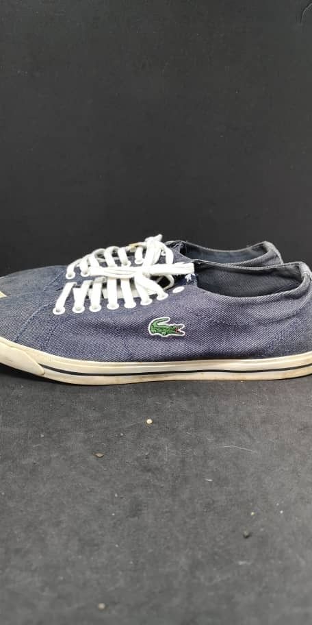 Mens s Lacoste Original Casual Shoes Denim Material Men s Fashion Footwear Casual shoes on Carousell