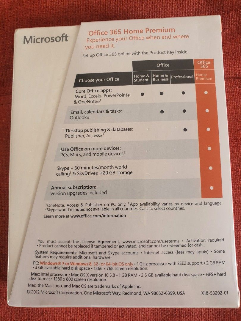 Microsoft Office 365 Home Premium, Computers & Tech, Parts ...