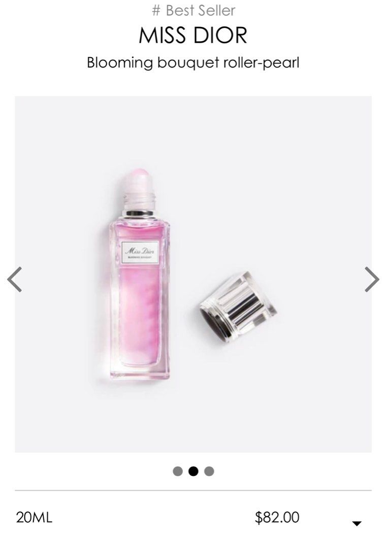 Miss Dior Blooming Bouquet Roller Pearl Beauty Personal Care Fragrance Deodorants on Carousell