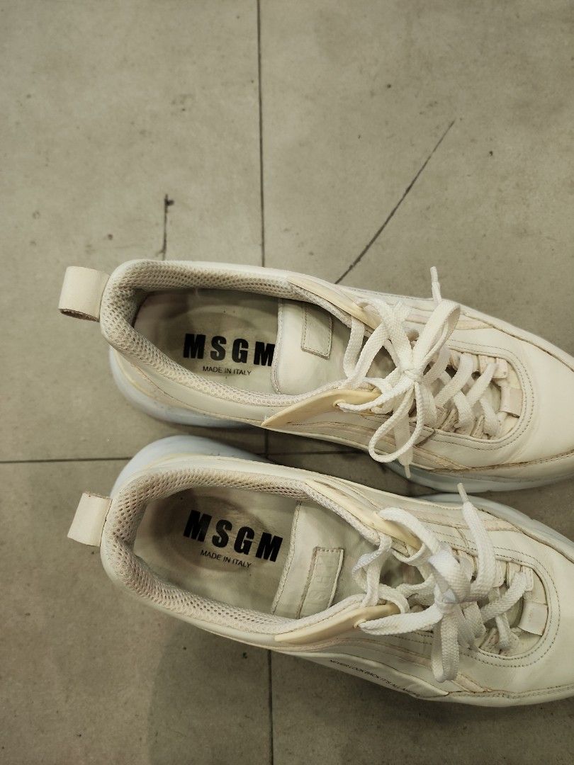 MSGM SHOES SNEAKERS Men s Fashion Footwear Sneakers on Carousell
