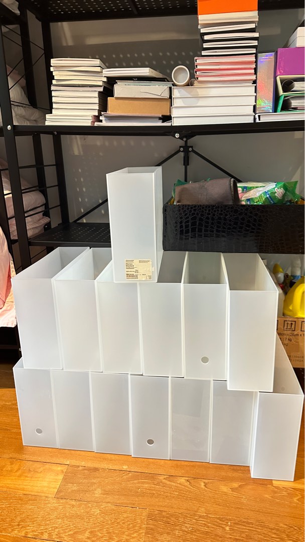 MUJI PP Stand File Box A4, Furniture & Home Living, Home Improvement