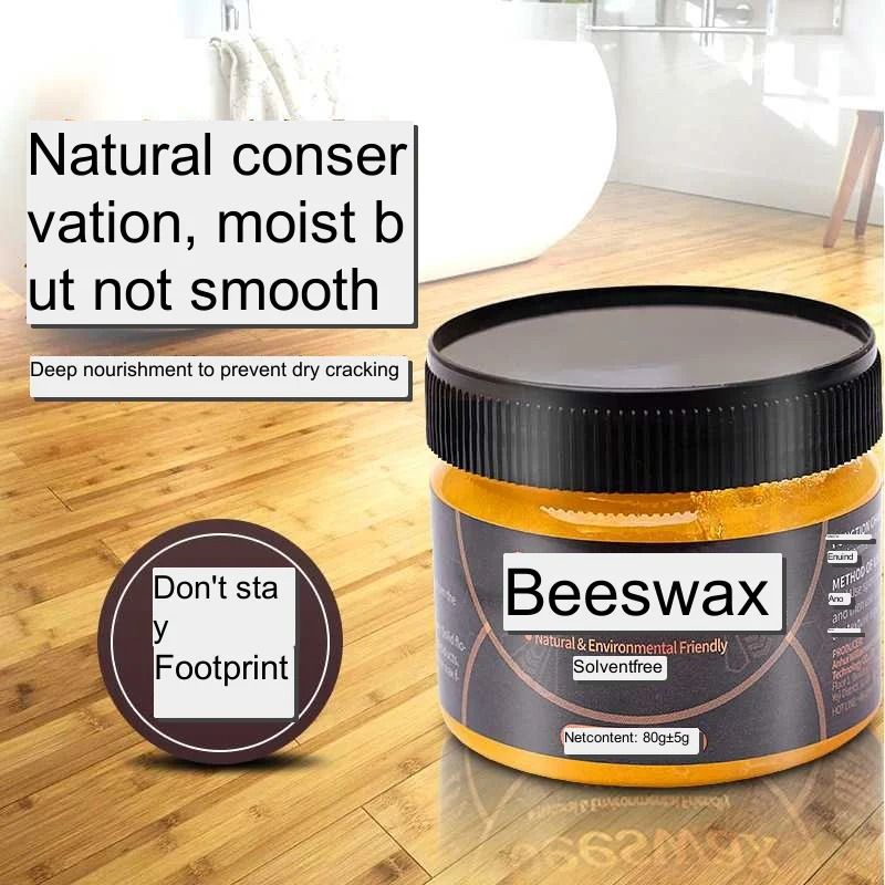 1pc Beewax Wood Floor Maintenance Wax, Furniture Polishing Care Protecting  Natural Color, Waterproof And Wear-Resistant Wax