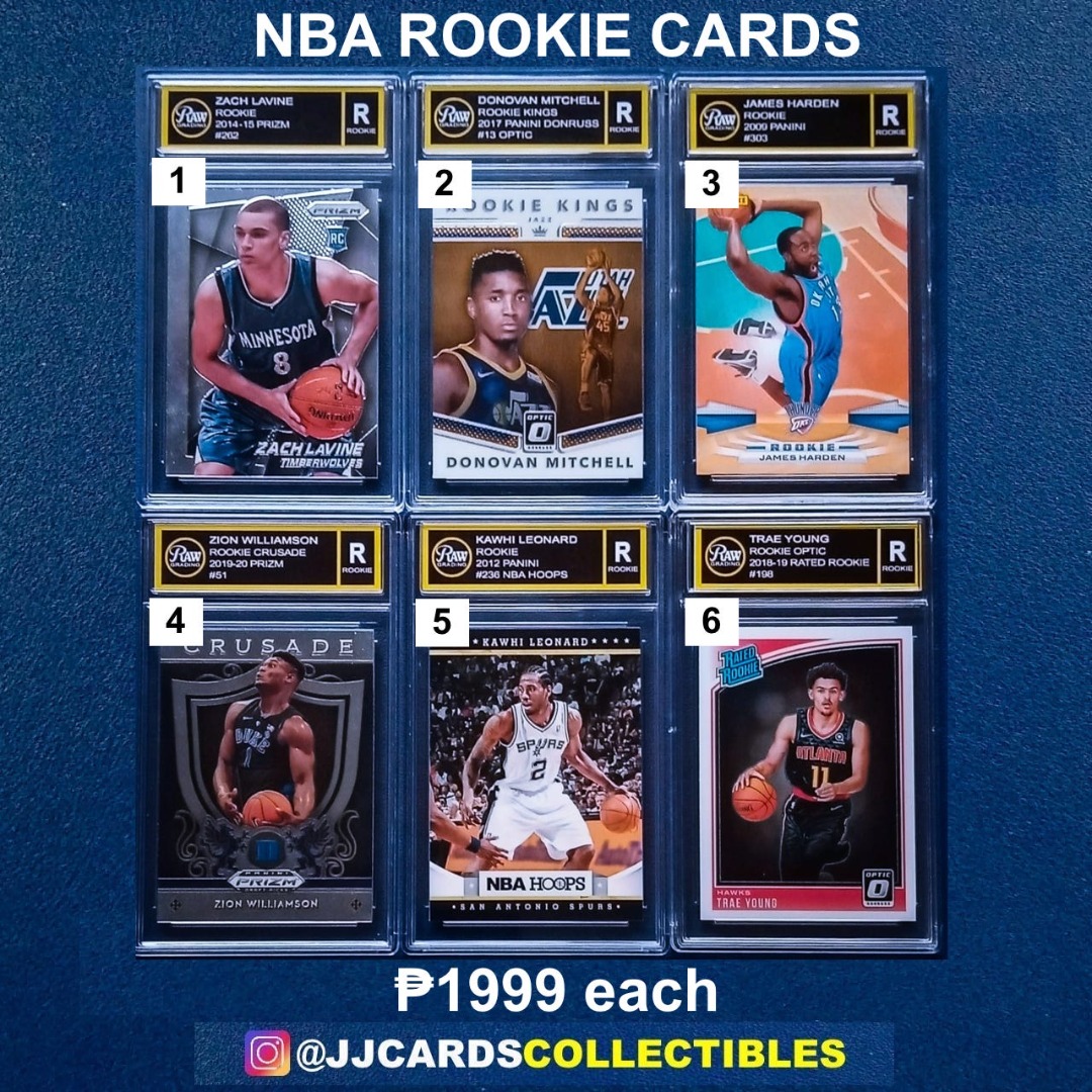 NBA Rookie Cards, Hobbies & Toys, Toys & Games on Carousell