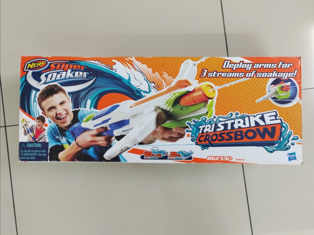 Super soaker tri strike crossbow soaker hotsell