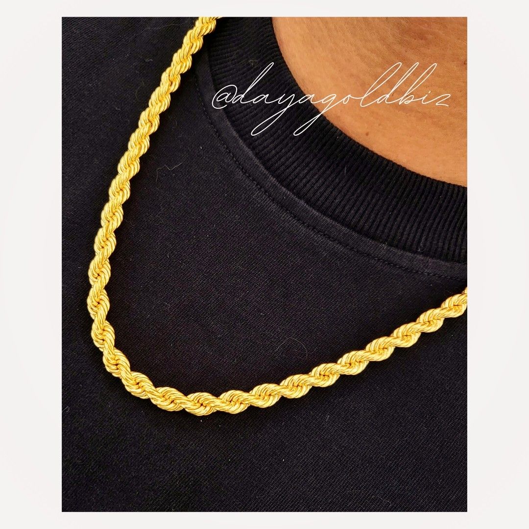 Gold chain hotsell pattern new