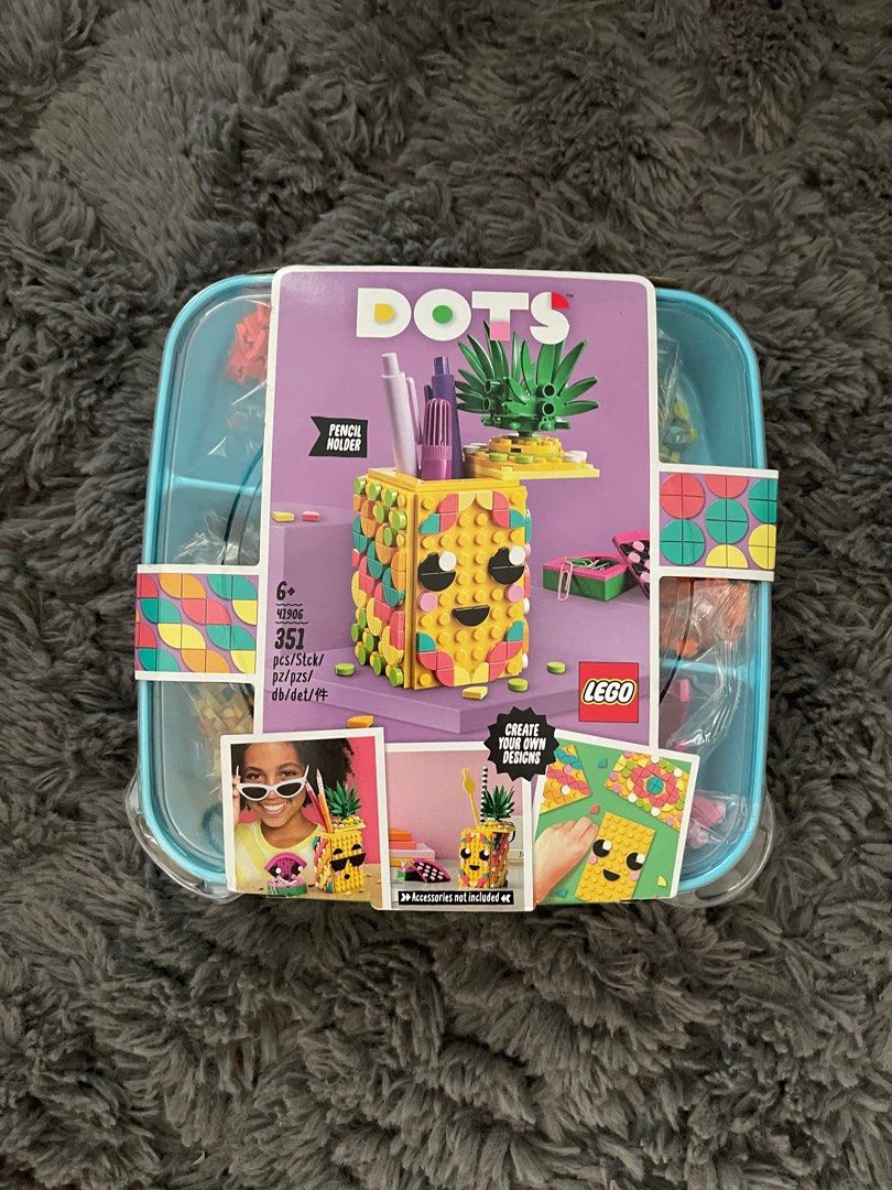 New Lego Dots Pineapple Pencil Holder 41906 Hobbies Toys Toys Games on Carousell