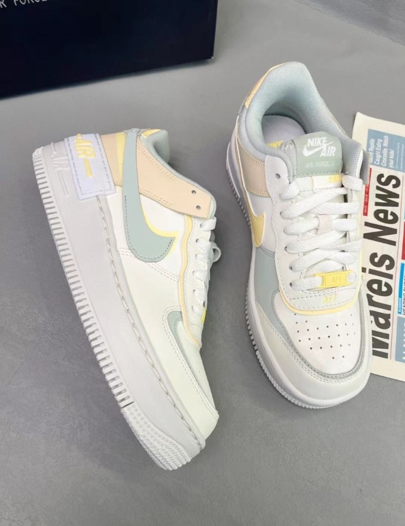 Nike Air Force 1 Low Shadow Sail Light Silver Citron Tint shoes