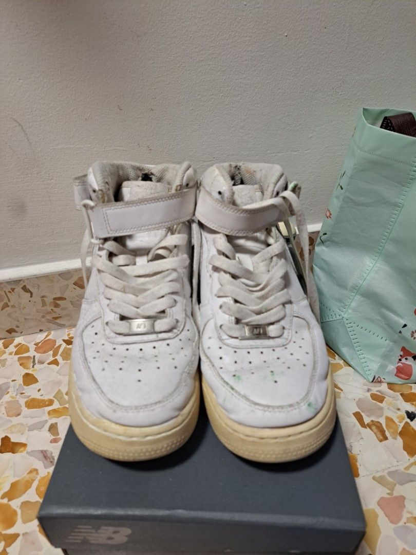 Air force 1 clearance high top white mens