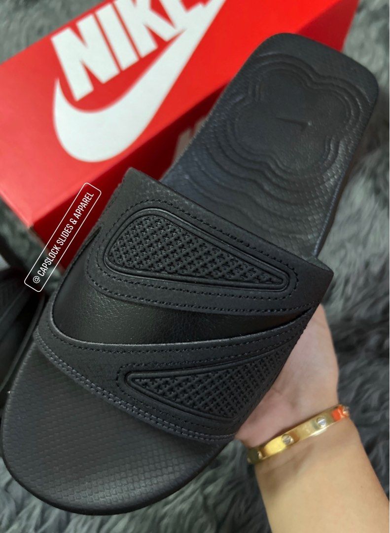 Nike slides hot sale velcro swoosh