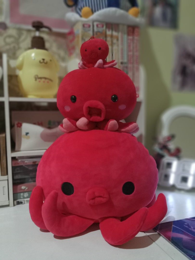 Octopus (Tako) plush (selling as set), Hobbies & Toys, Toys & Games on ...