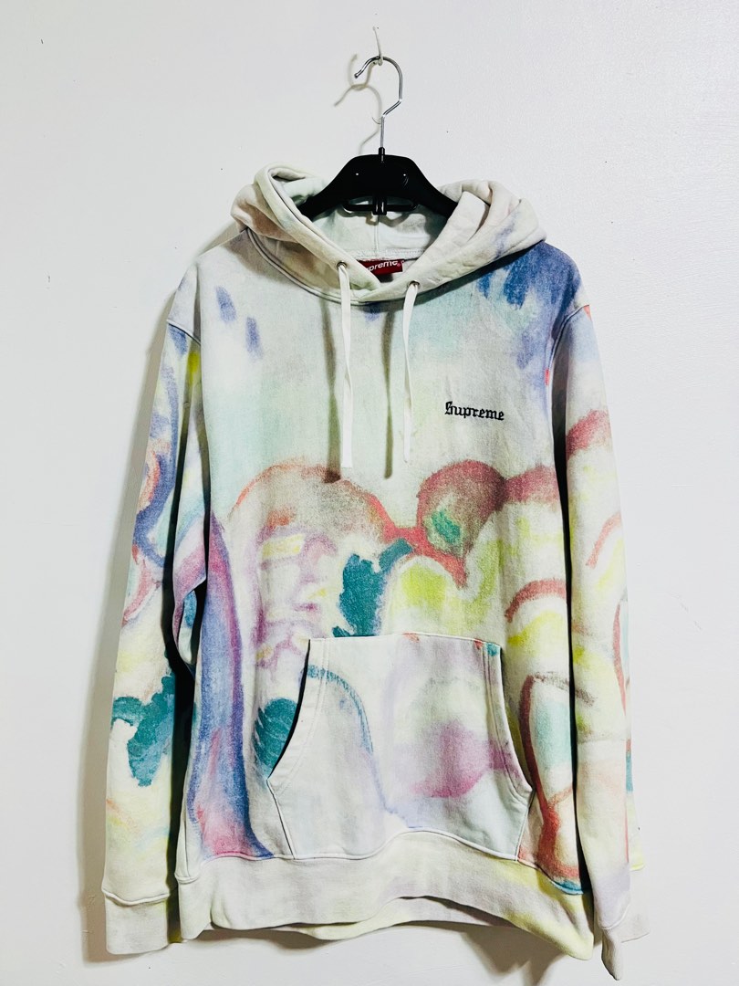 Supreme watercolor hoodie top
