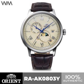 Orient Sun & Moon Bambino Classic Vintage Cream Dial Automatic Watch RA-AK0803Y RA-AK0803Y10B